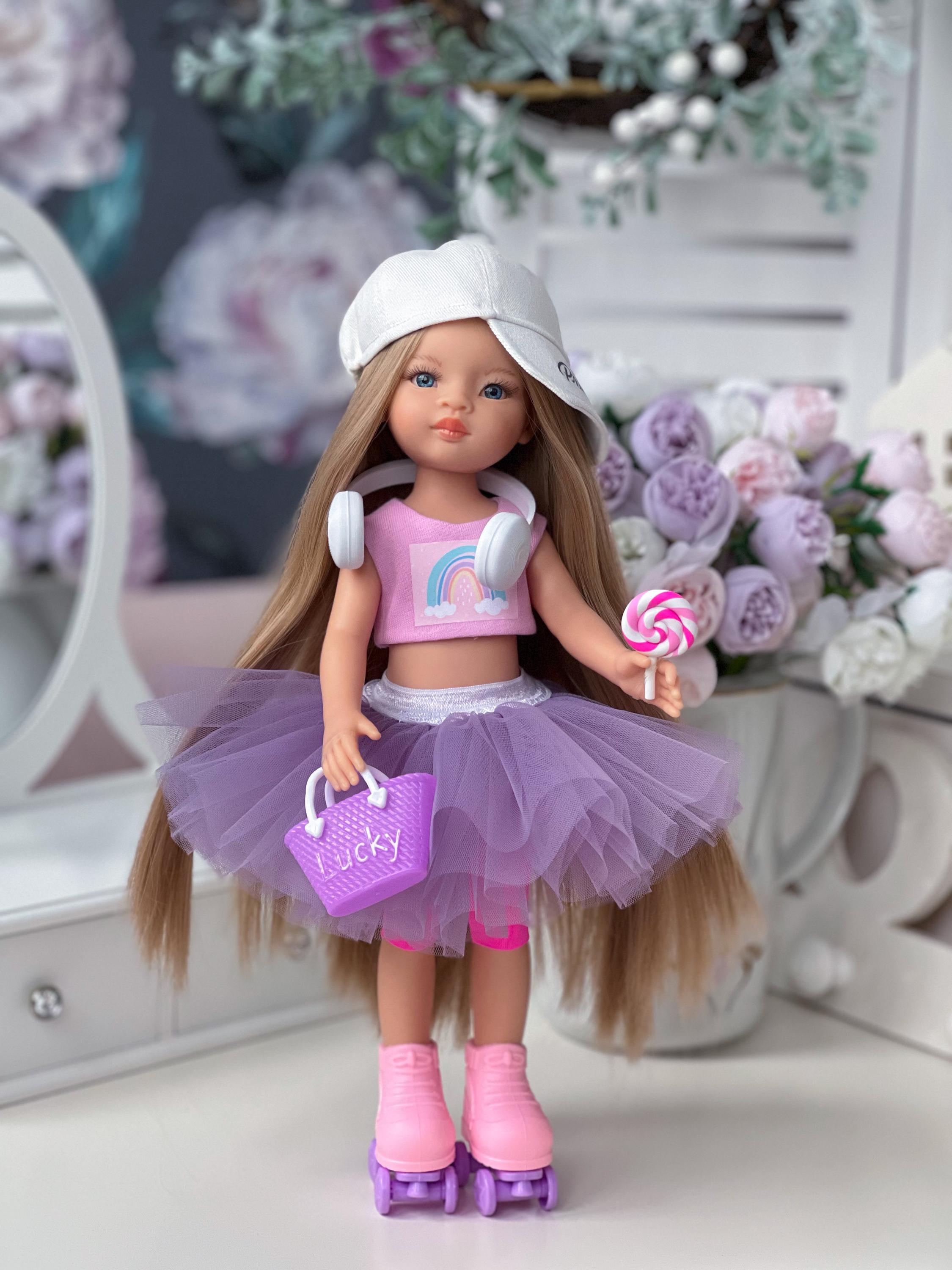 パオラレイナの洋服セット パオラ・レイナ用トレンディなドール服、ローラースケート