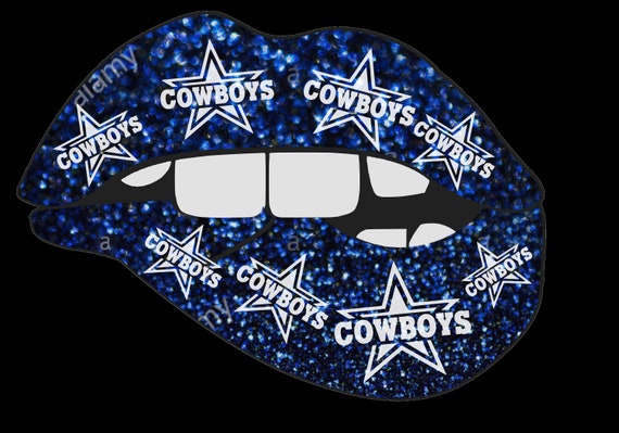 Download Free Glitter Lips Cowboys Shirt Etsy SVG Cut Files