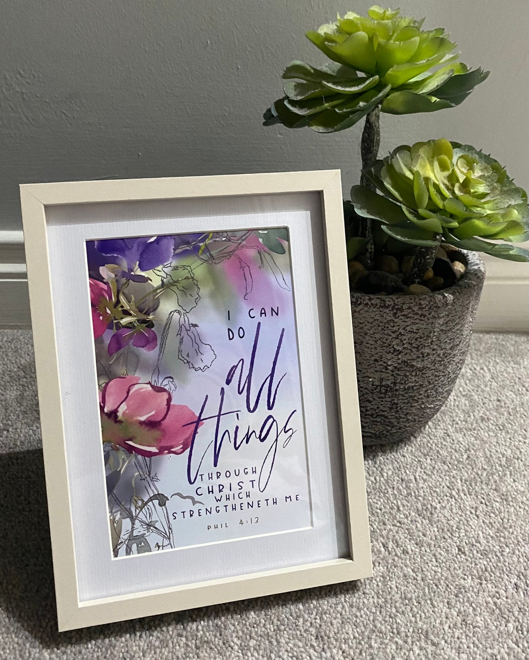 Handmade Bible Verse Frames Etsy