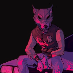 Hotline Miami Jacket Print