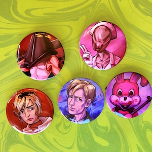 Silent Hill Pinback Buttons