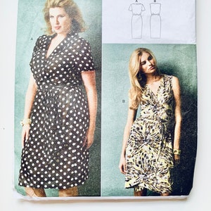 Butterick by Connie Crawford B5898, Women’s Wrap Dress Pattern, Sz (XXL-6X), Uncut