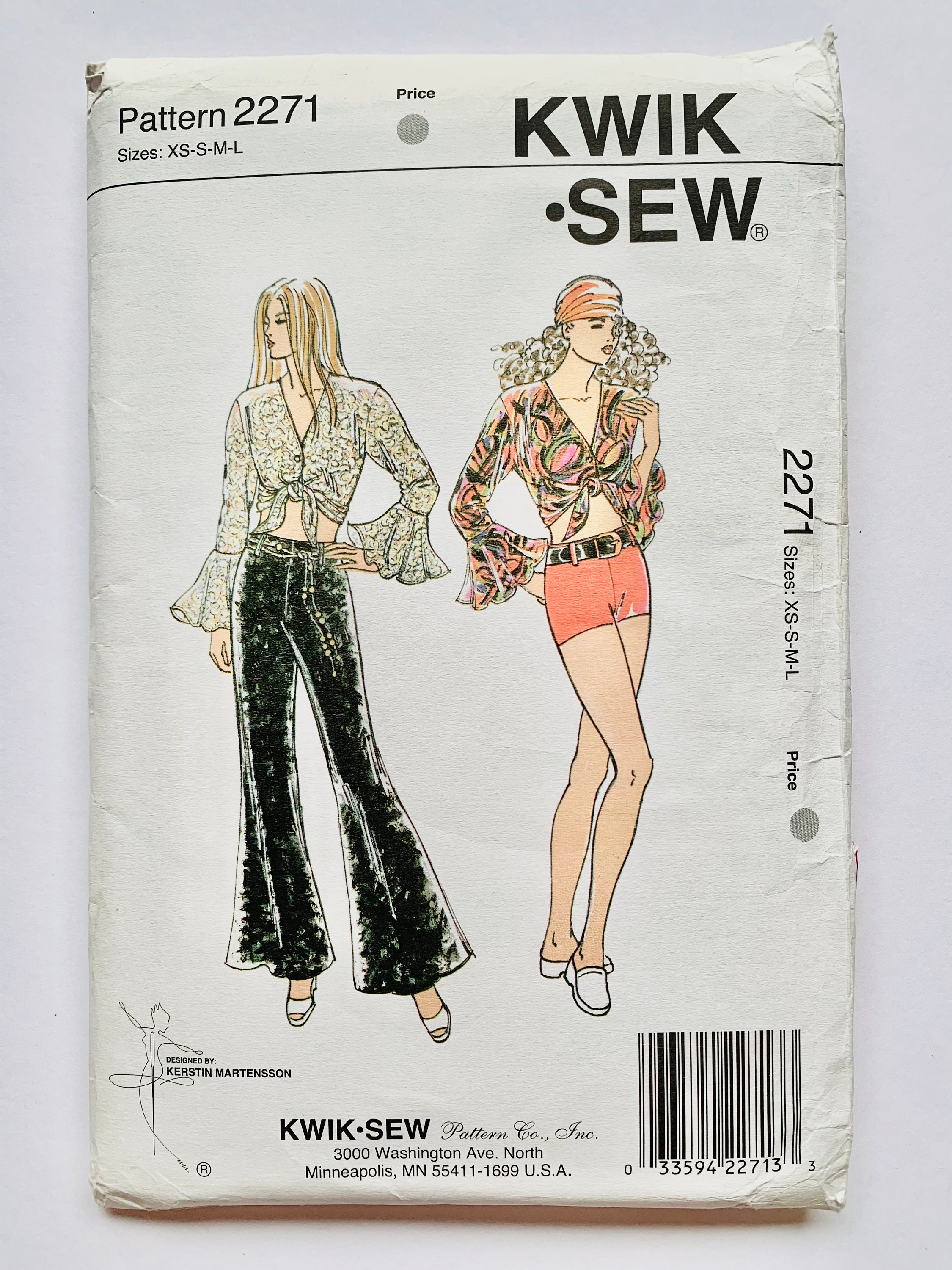 Vintage 1990s Kwik Sew 2271, Womens Stretch Knit Crop Top, Hot Pants & Bell Bottom Pants Pattern, Sz XS-L, Pre-cut - Etsy Vintage 1990s Kwik Sew 2271, Womens Stretch Knit Crop Top, Hot Pants & Bell Bottom Pants Pattern, Sz XS-L, Pre-cut - Etsy