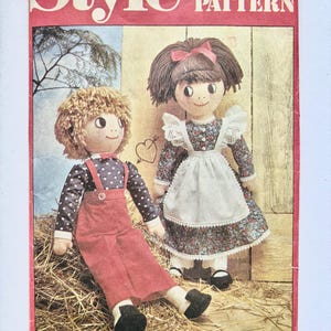Vintage 1970’s Style 2011, Doll & Wardrobe Pattern, 20” Tall, Pre-cut