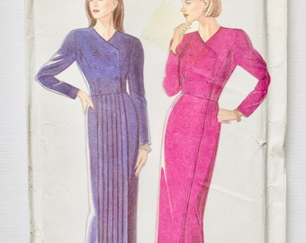 Vintage 1990’s New Look 6174, Women’s Wrap Dress Pattern, Sz (8-18), Uncut