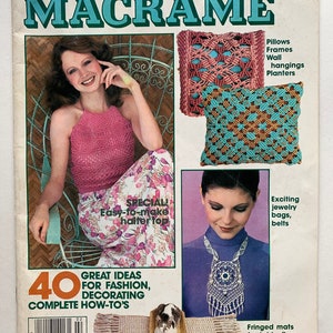 Vintage 1970&#39;s McCall&#39;s Macrame Vol. II Magazin mit 40 Projekte