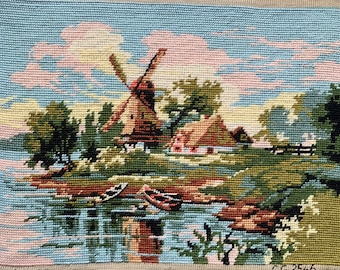 Vintage Completed Needlepoint