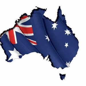 Australian map Flag car sticker decal popular sticker car window