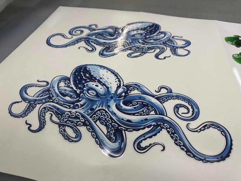 Octopus Sticker Decal for Car, Boat, Motorhome, Man Cave, Bumper ...