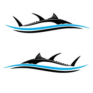 Side boat stripe fish in wave range of colours and sizes available