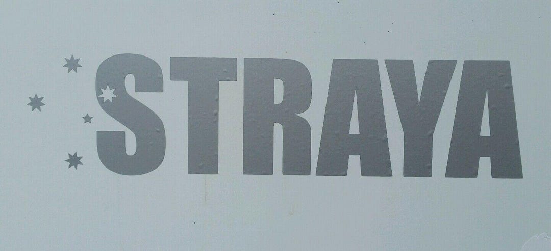 Straya Australian Southern Cross Car Sticker - Etsy