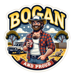 Bogan und stolz Auto Aufkleber