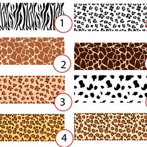 Calcomanía para vehículo con estampado de animales, rayas, para autocaravana, furgoneta, 4x4, 4x4