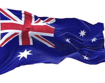 Australian Flag Vinyl Decal: Gloss Uv Sticker For Car, Camper, Boat Or 4Wd