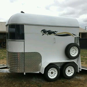 Popular Horse Float Trailer Stripe Decals Stickers 1200Mm Wide Design 004 D