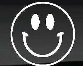 Pegatina para coche SmileyFace de 22 cm para 4x4, Surf, Skate, camioneta