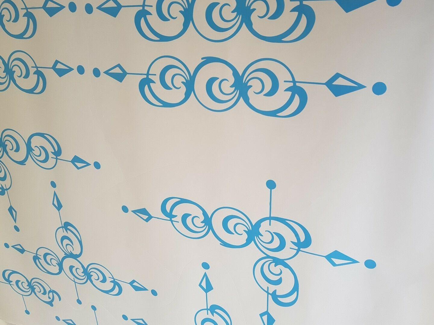 Machine Scroll Car Sticker Scroll Decorative Swirl Decal Sticker Set Truck & Horse Float Ute Vinyl ...