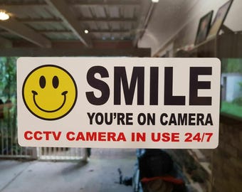 VSafety Überwachungsschild „You Are On CCTV“ – 100x150 Mm, Aus Hartkunststoff