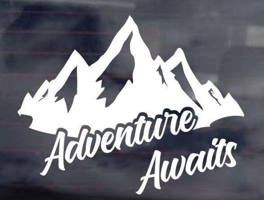 Adventure Awaits Car Sticker Decal: Explore in Style! - Etsy