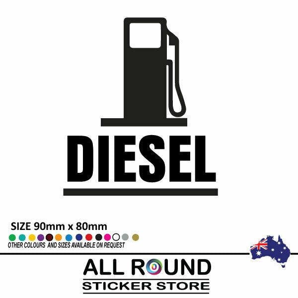 Diesel Fuel Tank Sticker Decal Car Sticker Bumper Sticker Jdm