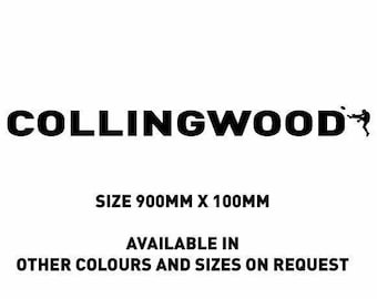 Collingwood Car sticker