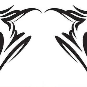 Horse head vinyl sticker decals vehicle horse float truck trailer car