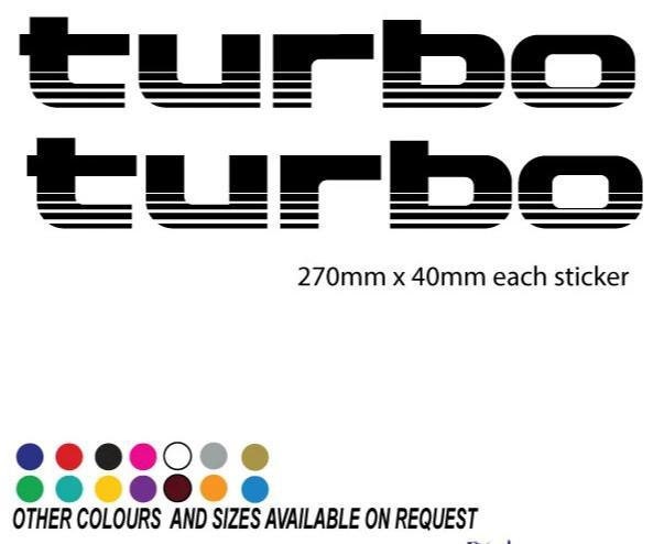 Turbo Rear Window Sticker Batman Décor Decals, Stickers & Vinyl Art Buick Turbo 6 Logo Trailer ...