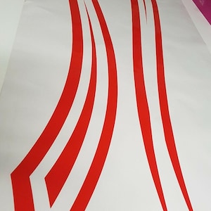 Stijlvolle streepstickers voor voertuigen: boten, drijvers, aanhangers, caravans, campers, campers en campers