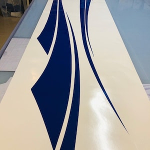 Die 4m Streifen Aufkleber für Boote Pferdeschwimmer, Anhänger, Wohnwagen, Wohnmobil