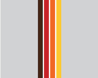 Vintage-Inspired Pinstripe Decal For Vehicles, Vans, Rvs, Campers - Customizable Colors Suits Land Cruiser