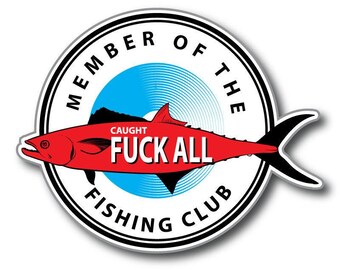 Chuck Norris Funny Fishing Sticker/decal! 3"x1.5" Waterproof! Made In - Foto 11