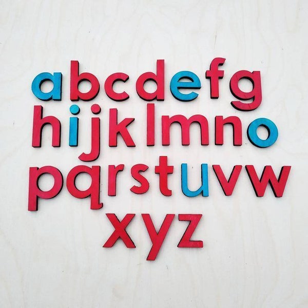 Montessori Moveable Alphabet Etsy