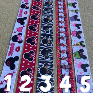 7/8&quot; Non-Slip Headband, option to ADD BUTTONS, minnie mouse inspired, minnie on holiday