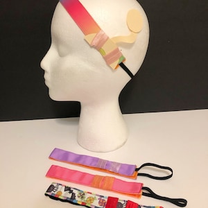 Non-Slip Cochlear Implant Headband: Custom Ribbon Loops