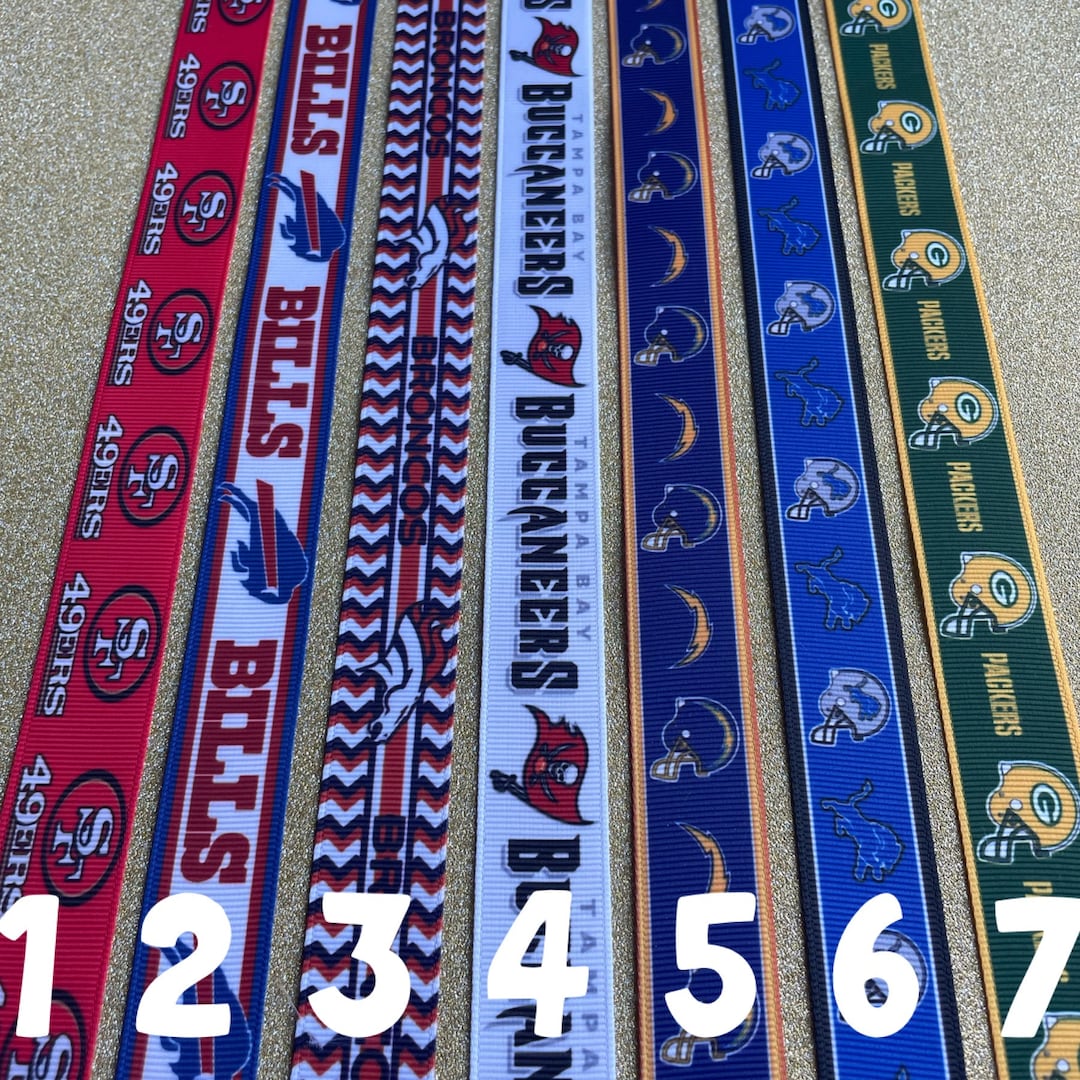7/8 Nonslip Headbands, NFL Inspired Football Teams, Helmet Sports
