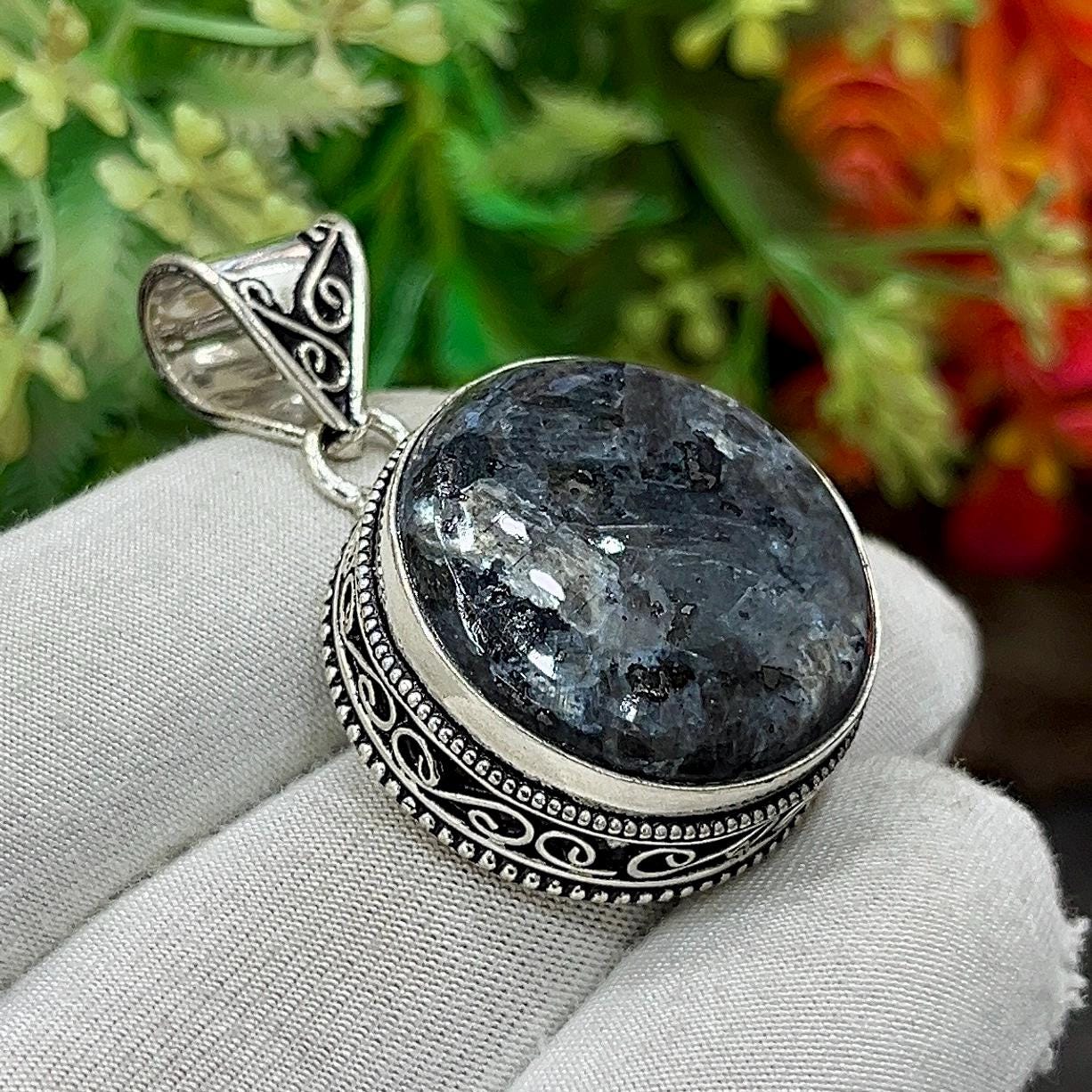 Larvikite Jewelry - Etsy UK