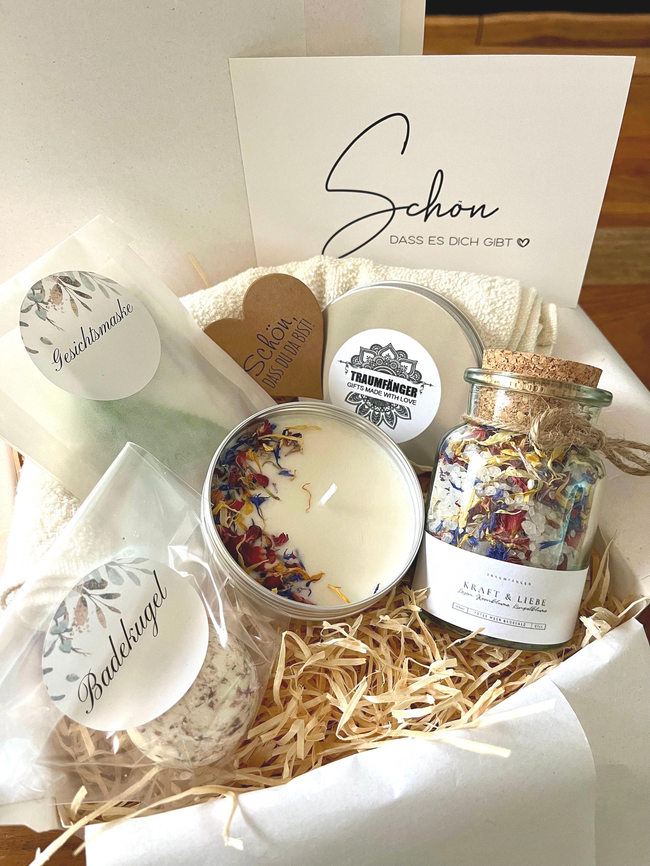 Lavendel Spa-Geschenkkorb Für Frauen – 16-teiliges Selbstpflege-Set Mit Decke, Becher & Mehr
