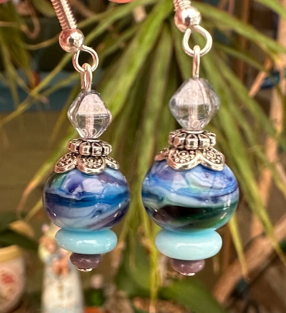 Glass beads earrings designs hot sale