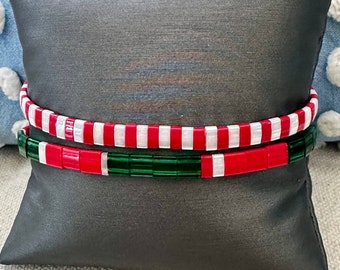 Christmas Miyuki Tila Tile Bracelets you Choose