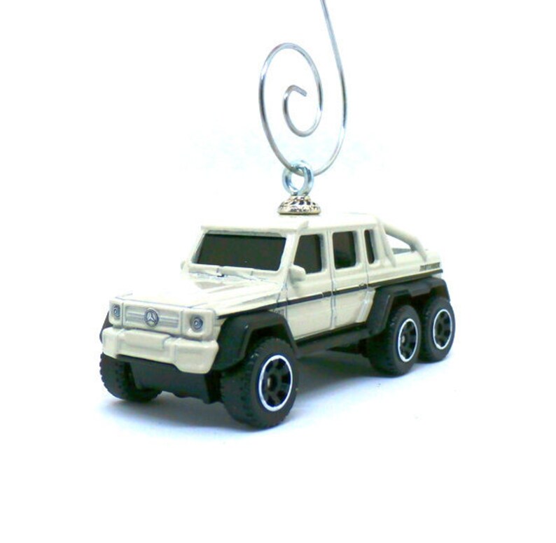 Mercedes Benz G63 Amg 6x6 Truck Car Jurassic World Matchbox Ornament Christmas Tree Ornament Gift For Him Dad Boyfriend