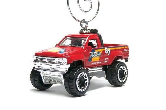 hot wheels red pickup truck