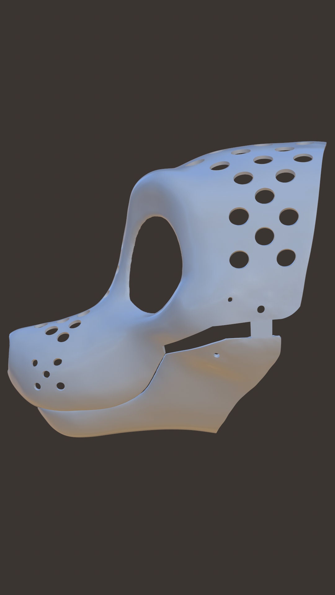 Canine Moving Jaw 3D-model STL Fursuit Head Base for 3D-printing - Etsy ...