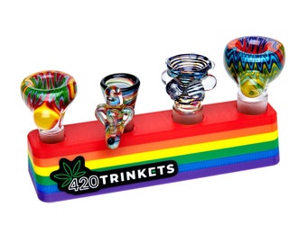 Pride Slide Stand – 14 mm/18 mm skålhållare, Stoner-present