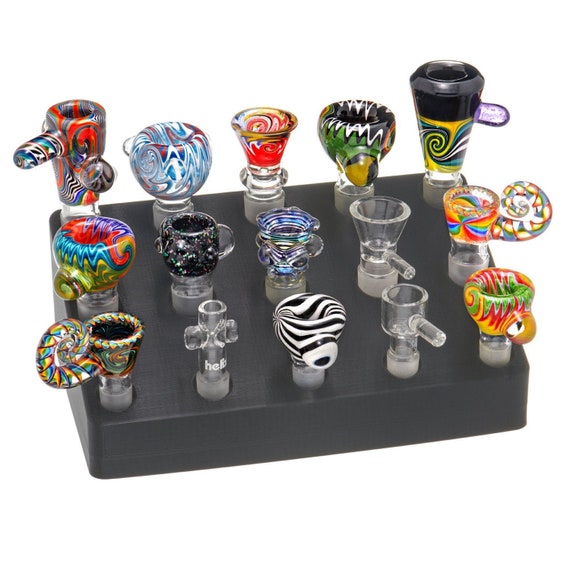 15 Bowl Holder for Water Pipe | 18mm Bowl Piece | 14mm Bowl Piece | Stoner gifts for Him | Bowl Piece Holder
