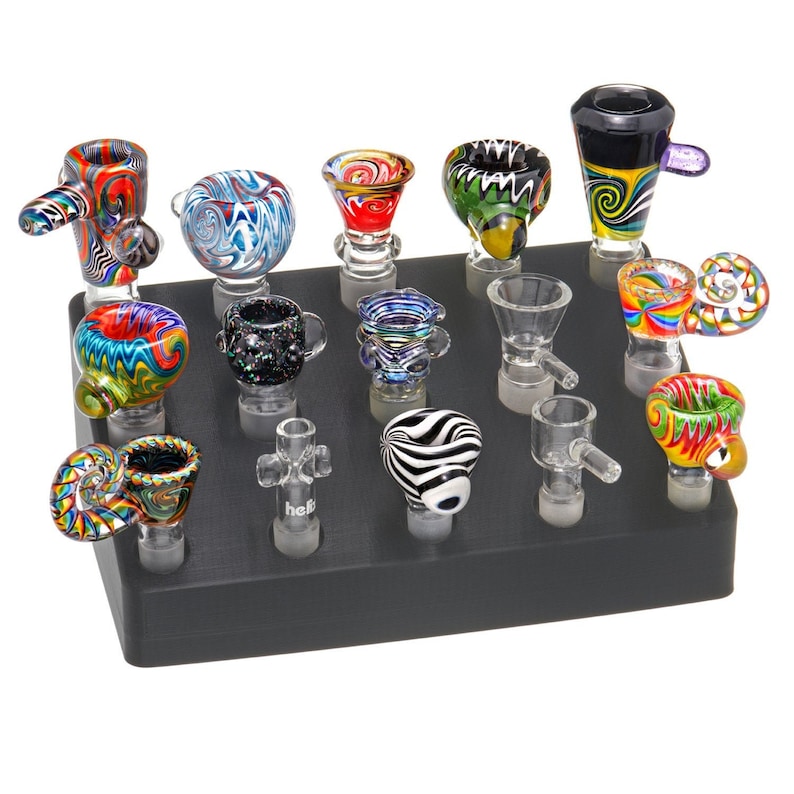 15 Bowl Holder for Water Pipe | 18mm Bowl Piece | 14mm Bowl Piece | Stoner gifts for Him | Bowl Piece Holder bild 1