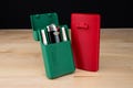 Stash Flask | Flask-Shaped Preroll and Lighter Container with Magnetic Lid | Holds 2 or 4 King Cones Pre Rolls  | Compact Travel Doob Tube