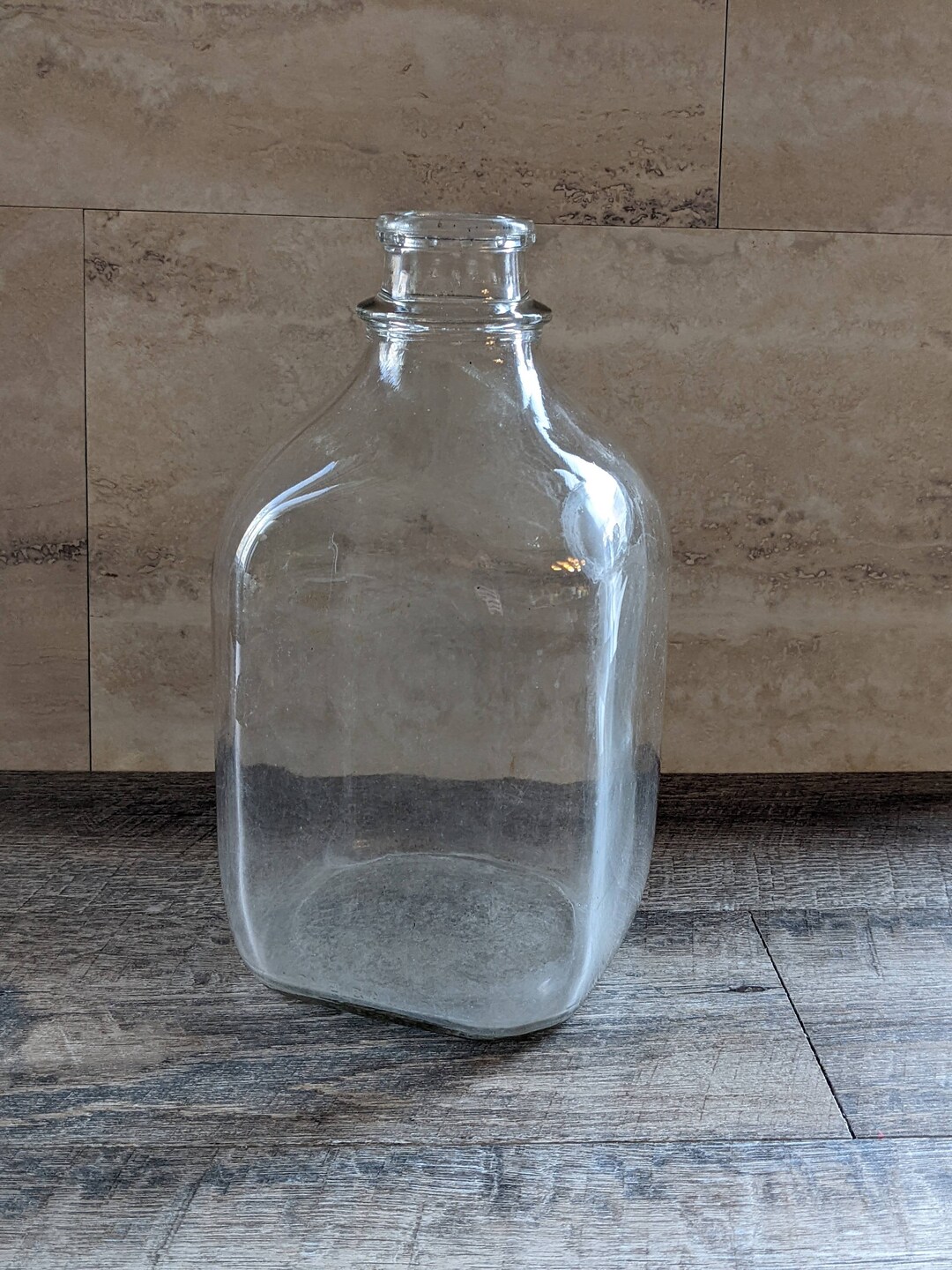 Vintage Lamb Glass Company Gallon Milk Glass Jug Etsy