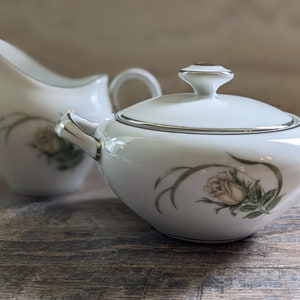 Vintage Harmony House Fluer Creamer and Sugar Bowl