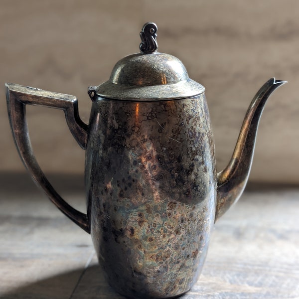Oneida Silver Teapot Etsy