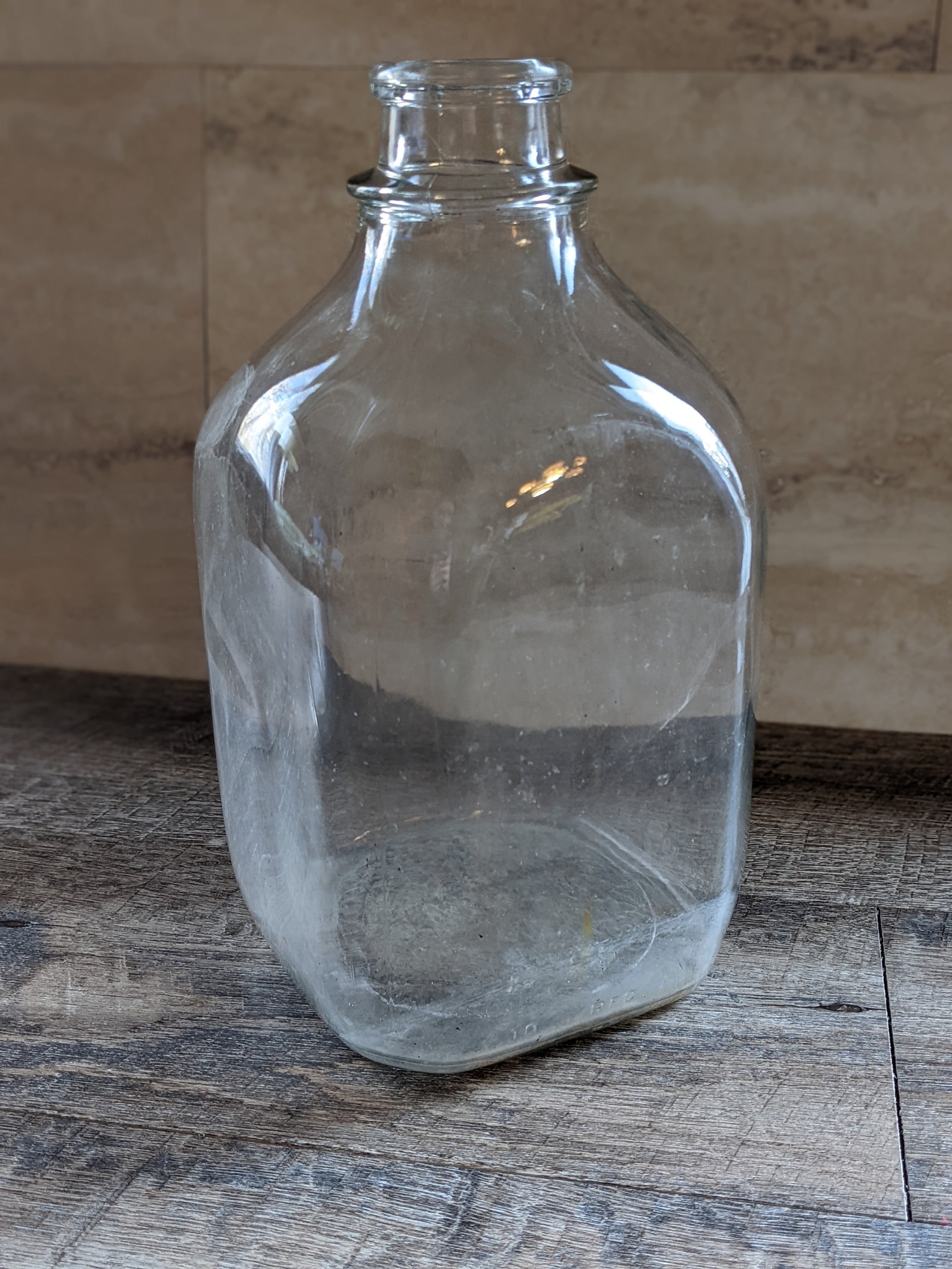 Vintage Lamb Glass Company Gallon Milk Glass Jug Etsy